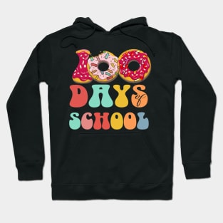 100th days of school girls boys Funny kindergarten Teachers Hoodie